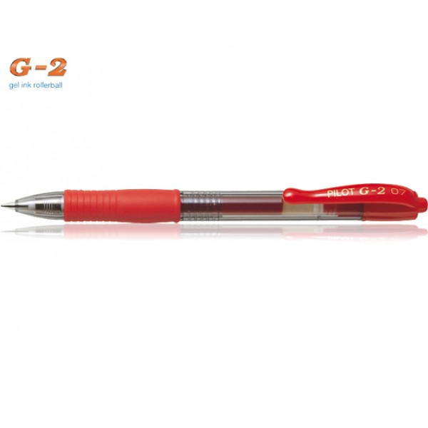 Γραφη - Διορθωση - Σχολικα ειδη -  ΣΤΥΛΟ PILOT G-2 0.7mm ΚΟΚΚΙΝΟ Στυλό