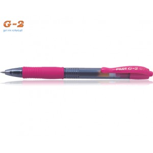 Γραφη - Διορθωση - Σχολικα ειδη -  ΣΤΥΛΟ PILOT G-2 0.7mm ΡΟΖ Στυλό
