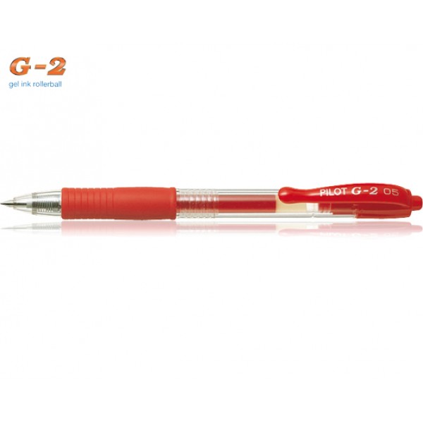 Γραφη - Διορθωση - Σχολικα ειδη -  ΣΤΥΛΟ PILOT G-2 0.5mm ΚΟΚΚΙΝΟ Στυλό