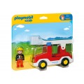 Παιχνιδια PLAYMOBIL - Παιδικα παιχνιδια - Playmobil 1·2·3 Πυροσβέστης με Κλιμακοφόρο Όχημα - 6967 PLAYMOBIL