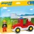 Playmobil 1·2·3 Πυροσβέστης με Κλιμακοφόρο Όχημα - 6967