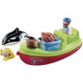 Παιχνιδια PLAYMOBIL - Παιδικα παιχνιδια - Playmobil 1.2.3 Αλιευτικό Σκάφος - 70183 PLAYMOBIL