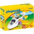 Παιχνιδια PLAYMOBIL - Παιδικα παιχνιδια - Playmobil 1.2.3 Αεροπλάνο Με Επιβάτη - 70185 PLAYMOBIL